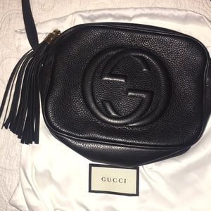 Gucci soho small leather disco bag- crossbody .